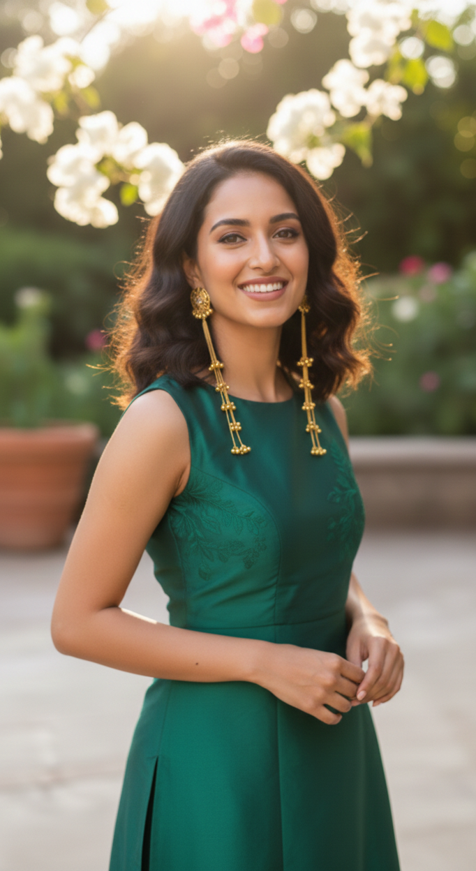 Traditional Gold Plated Long Chain Kashmiri Jummar Earrings for Women | Ethnic Indian Jewellery | Festive & Wedding Wear