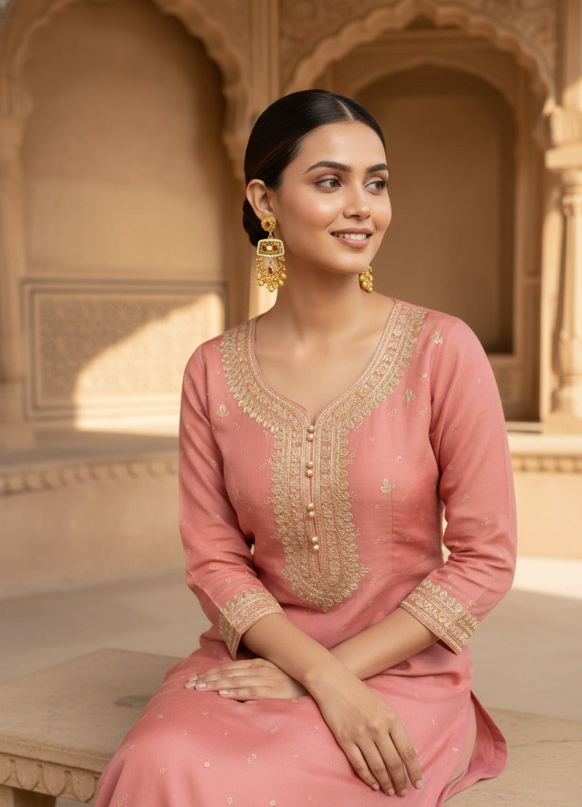 Traditional Gold-Plated Kundan & Pearl Jhumka Earrings for Women | Bridal & Festive Indian Ethnic Jewelry | Lightweight Dangle Earrings
